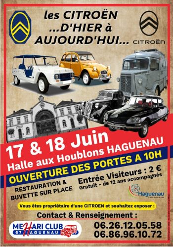Affiche exposition Citroën